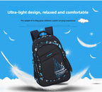 Waterproof Lightweight School Backpack for Kids 6-12 Years Durable Large Capacity Student Bookbag Boys Girls254