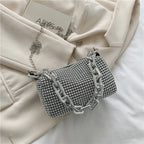 Bucket / Mini Crossbody Bag with Chain
