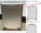 100% Aluminum-Magnesium Alloy Suitcases 20/24/26/29 Inch Lightweight Spinner Luggage TSA Lock Durable Travel Bag