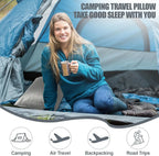 Compressible Memory Foam Travel Pillow