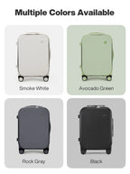 Mixi New PC Aluminum Frame Suitcase Front Opening Rolling Travel Luggage 20 Inch Carry-On 24 26 Inch M9291