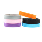 Croppable Luggage Wheels Protector Stickers Luggage Suitcase Wheels Cover Reduce Noise Wheels Sleeve Accessories