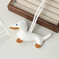 Dachshund leather pendant Korean version diy cute ins puppy bag pendant lanyard couple car pendant