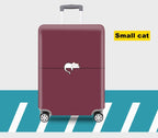 Thick Elastic Cartoon Luggage Protective Cover Zipper Suit For 18-32 inch Bag Suitcase Covers Trolley Cover Travel Accessories
