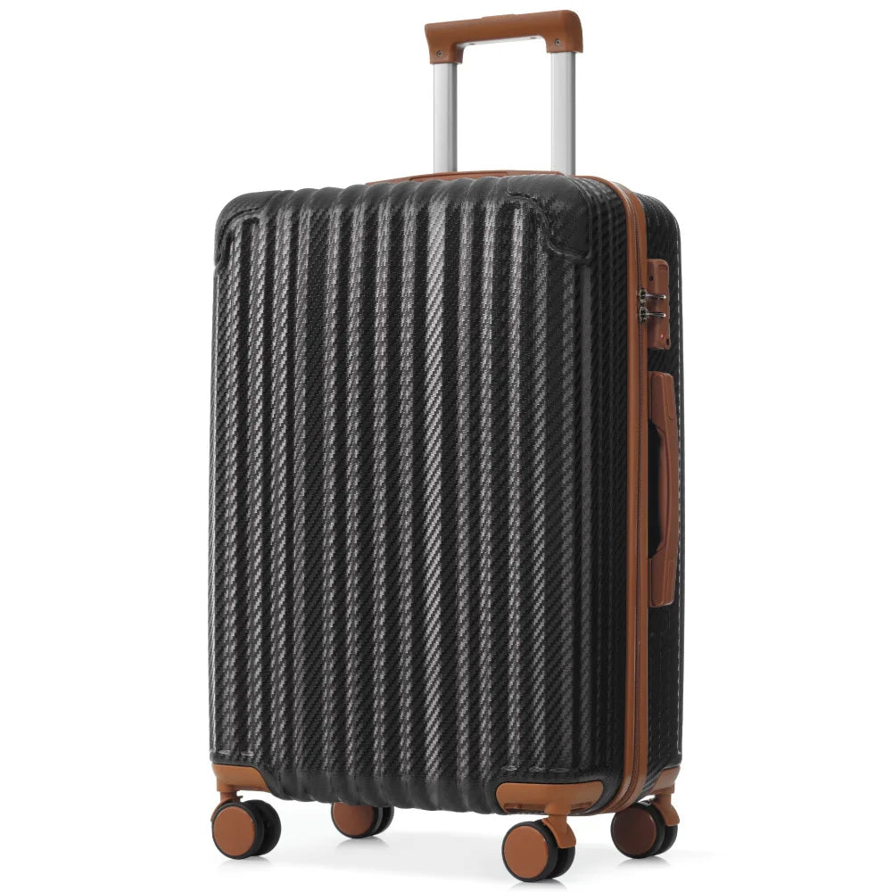 6pcs Hardshell ABS Luggage Set with Spinner Wheels and TSA Lock Side (Lightweight)