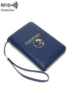 RFID Passport Wallet with Wrist Strap