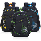 Waterproof Lightweight School Backpack for Kids 6-12 Years Durable Large Capacity Student Bookbag Boys Girls254