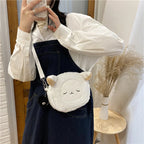 Japanese Style Kawaii Bag Women Cartoon Plush Shoulder Bag for Women New Crossbody Bag Small Phone Purse Bolsa Feminina