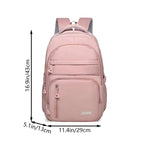 Neutral brand men's and women's school backpacks are suitable for traveling students and feature multiple layers of pockets.