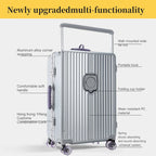 Women's Wide-Tube Telescopic Handle Luggage 2025 New Style 20-inch Carry-On Suitcase