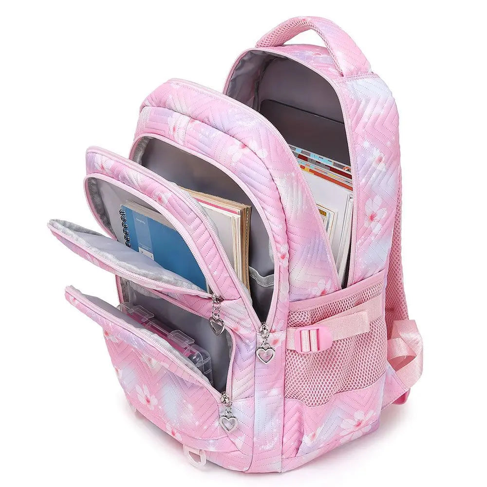 6-12 Kids Backpack Rumini Miraa Zoeyy HUNTR/rX 2026 Print Cartoon School Bag Large Capacity Student Travel Backpacks