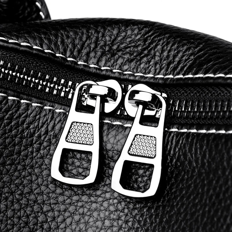 2023 Vintage Women Backpack Large Capacity School Bags Teenagers Girls School Backpack High Quality Genuine Leather Shoulder Bag