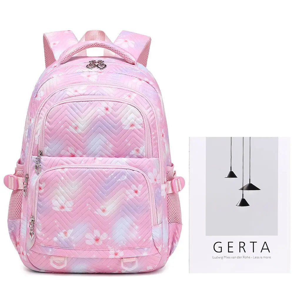 6-12 Kids Backpack Rumini Miraa Zoeyy HUNTR/rX 2026 Print Cartoon School Bag Large Capacity Student Travel Backpacks