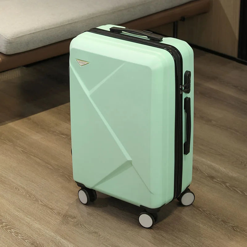 Irregular Z 20/24/28 Inch Carry-on Luggage Suitcase Abs Spinning Wheels with Combination Lock Lightweight Luggage