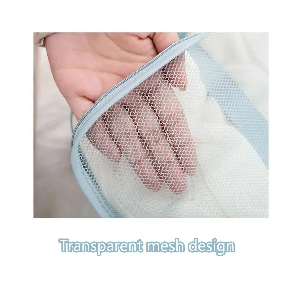 6pcs Travel Bag Organizer Clothes Luggage Travel Organizer Blanket Shoes Organizers Bag Suitcase Traveling Pouch Packing Cubes