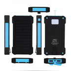 Lenovo 500000mAh Solar Power Bank Waterproof Outdoor Dual USB Ports Portable Solar Phone Charger Powerbank for Camping Travel