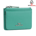 Royal Bagger Genuine Leather Women's Coin Purse Woman card holder wallet RFID Blocking Small Wallet Casual Zipper Change Pouch