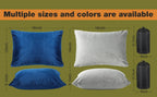 Shredded Memory Foam Travel Pillow with Storage Bag,