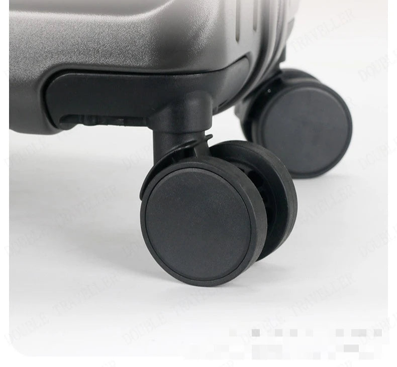 Large Capacity Travel Suitcase Rolling Luggage Suitcase Zipper Trolley Case Combination Lock Travel Suitcases with Wheels