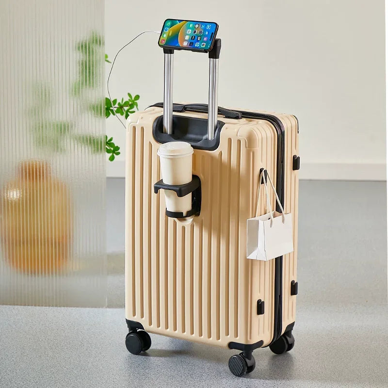 Fashion Luggage Travel Bag 20/24inch Luggage Suitcase Combination Lock Suitcase