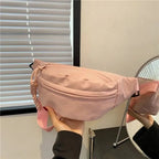 Ladies Canvas Crossbody Bag / Sling Waist Pack