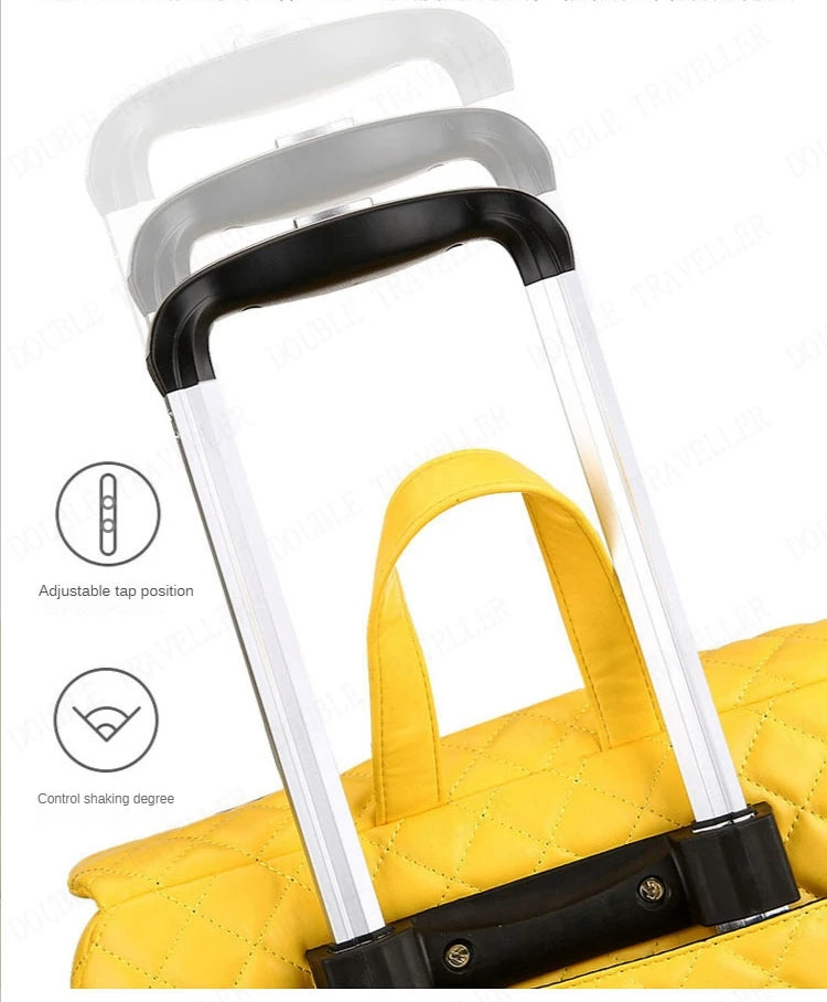 20 inch Rolling Suitcase Trolley Luggage Bag Travel Bags Suitcase With Universal mute Wheels Light fashion Carry on Luggage