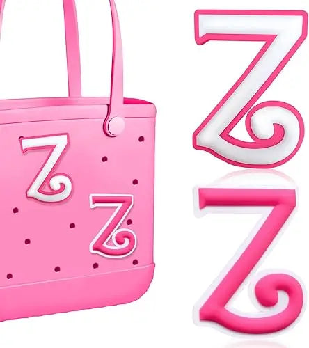 2Pcs Lettering Charms For Bogg Bag, 3D Alphabet Printed Decorative Accessories Charm For Bogg Bag, Insert Personalizing Alphabet