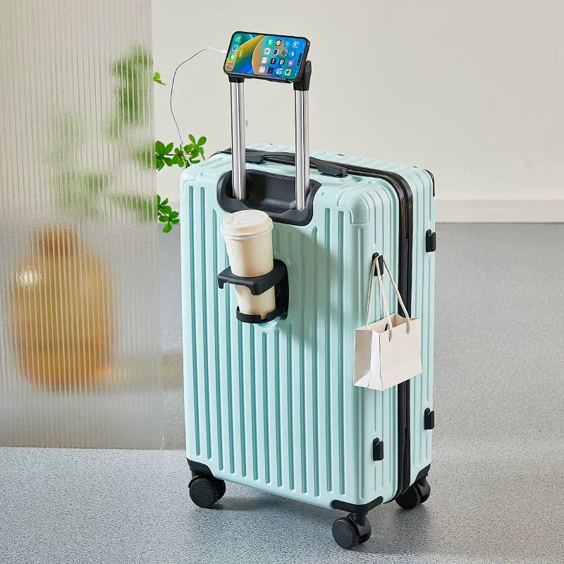 Fashion Luggage Travel Bag 20/24inch Luggage Suitcase Combination Lock Suitcase