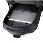 Durable Backpack | Universal Leisure Backpack | Multi-Pocket Travel Bag, Suitable for Business Travel, Short Trips - Black