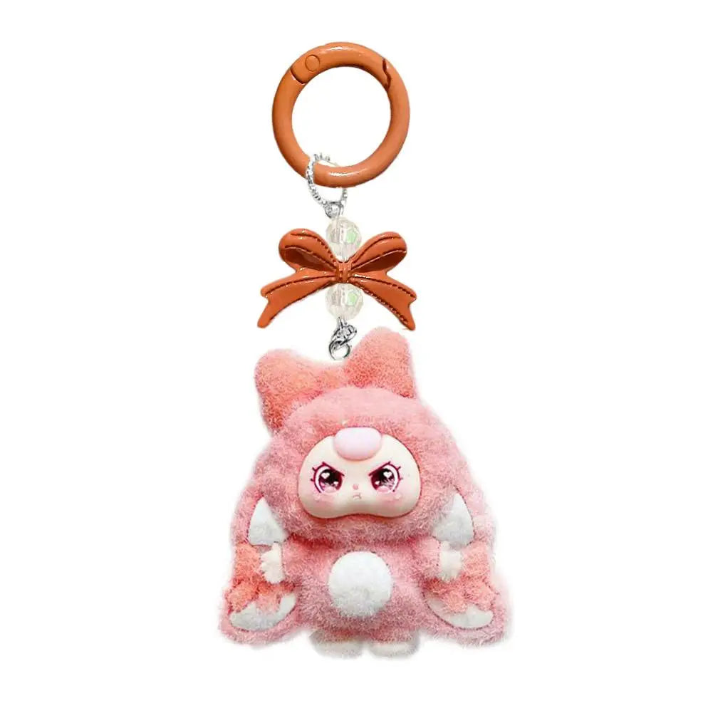 Anime Flocked Dora DIY Decorative Pendant KeyChain Backpack Decor Cute Cartoon Schoolbag Pendant Boys And Girls Gifts