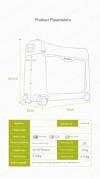 Multifunctional Wear-resistant Trolley Case Children's Luggage Student Boarding Box Universal Wheel Rolling Suitcase