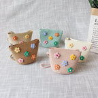 Children's Straw Crossbody Bag Lovely Girls Small Coin Purse Princess Wallet Handbags Baby Kids Mini Summer Shoulder Bags