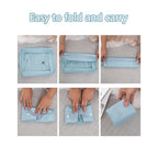 6 Piece Travel Packing Cubes Set