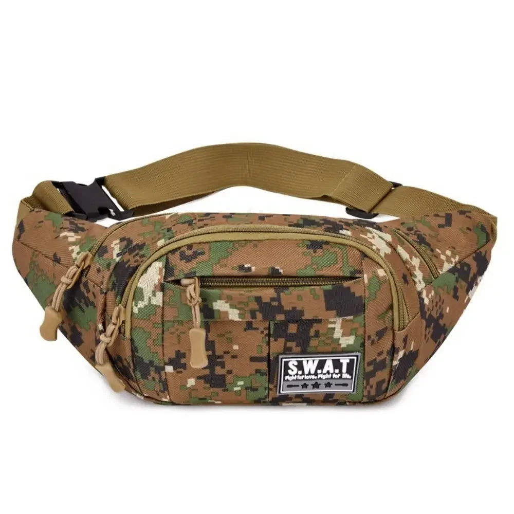 Waterproof Waist Bag Korean-style High-capacity Outdoor Sports Fanny Pouch Canvas Child Banana Bag for Girls Kids Bag
