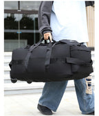 Travel Bag, Large Capacity Handbag, Portable Outdoor Carry-On Luggage, Wheeled Travel Bag, Convenient and Practical Unisex Travel Bag