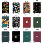 Thick Elastic Cartoon Luggage Protective Cover Zipper Suit For 18-32 inch Bag Suitcase Covers Trolley Cover Travel Accessories