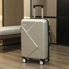 Irregular Z 20/24/28 Inch Carry-on Luggage Suitcase Abs Spinning Wheels with Combination Lock Lightweight Luggage