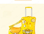 Travel kids luggage cartoon Riding trolley case children's riding suitcase can sit and ride rolling luggage gift travel bags