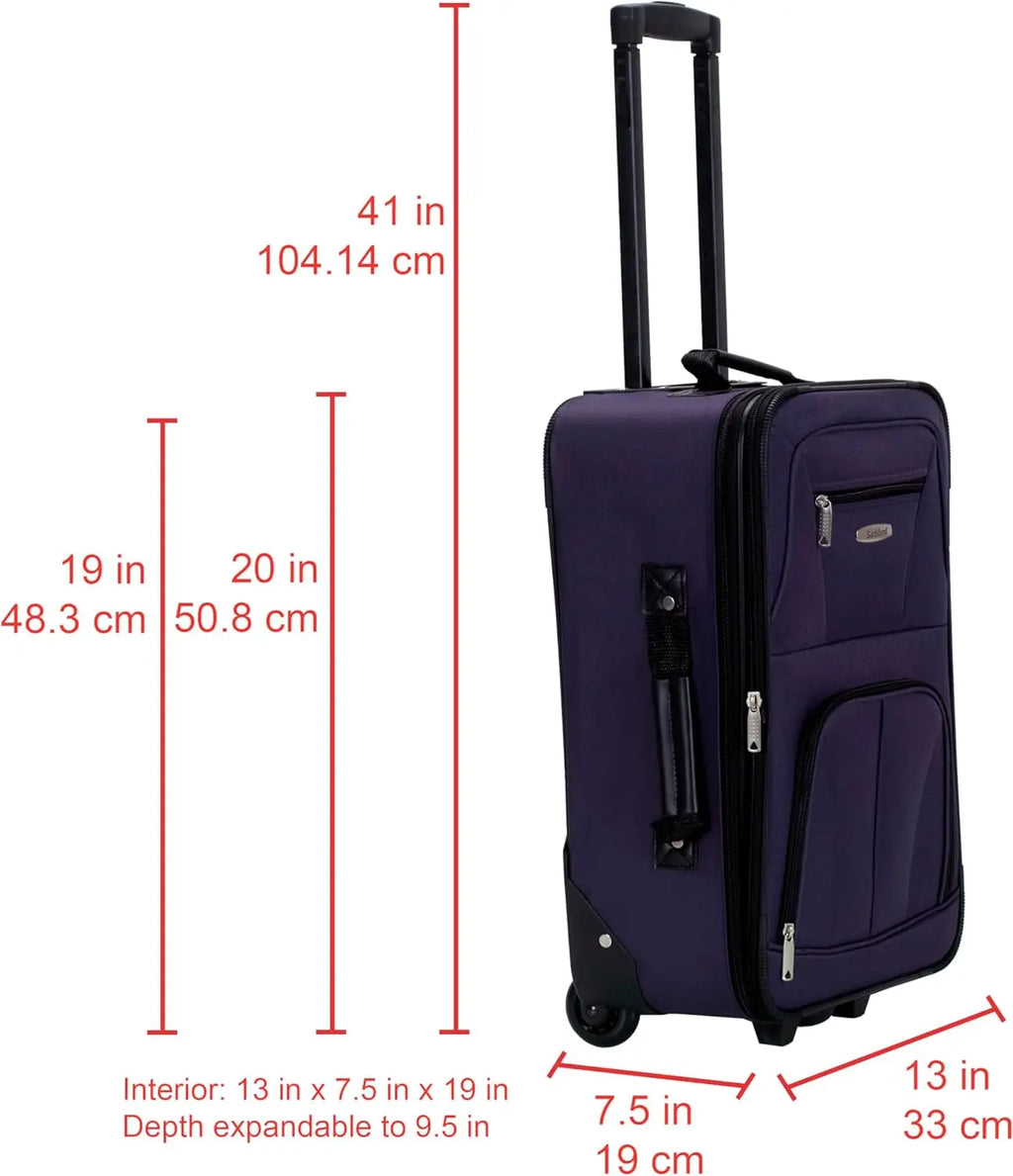 2-Piece Expandable Softside Luggage Set