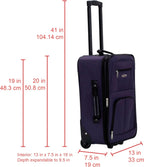 2-Piece Expandable Softside Luggage Set