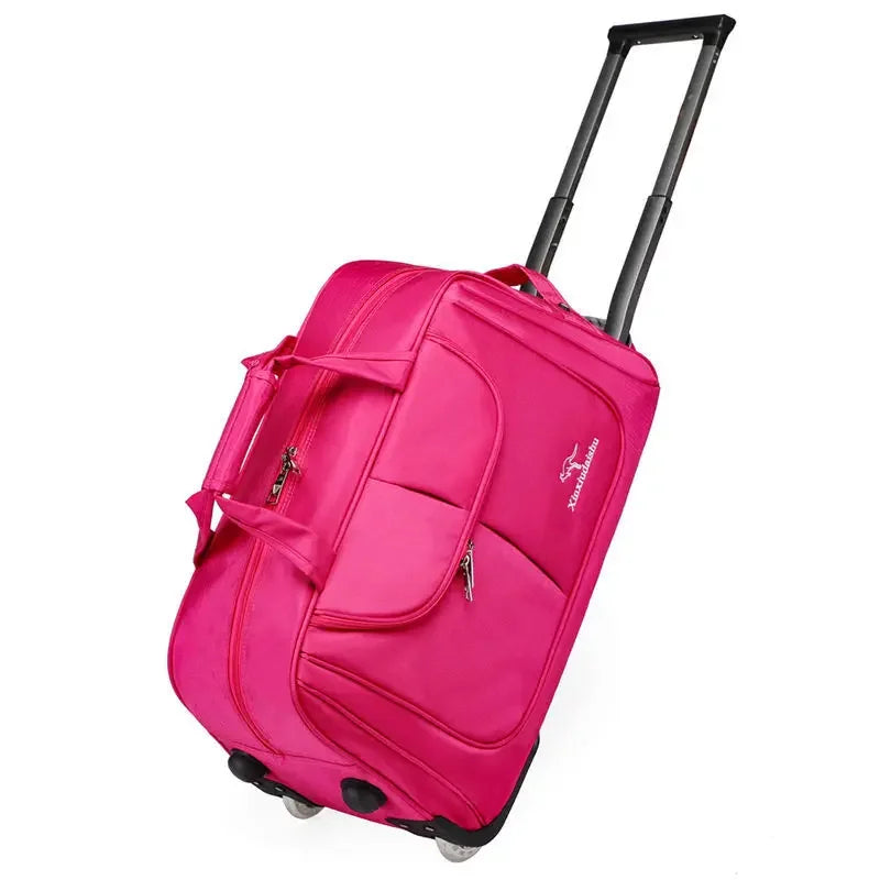 Large Capacity Trolley Bag Men's and Women's Hand Travel Bags Waterproof,lightweight,foldable Duffel Bag Multifunctional Storage