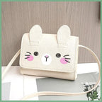 Kids Mini Handbag, Cute PU Shoulder Bag for Girls, Princess Coin Purse Wallet for Baby
