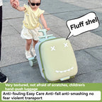 Cartoon Children's Trunk Baby Box Child Rideable Travel Bag 20 Inch Foldable Baby Car