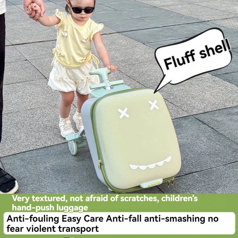 Cartoon Children's Trunk Baby Box Child Rideable Travel Bag 20 Inch Foldable Baby Car