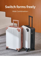 100% Aluminum Magnesium Alloy Travel Luggage Trolley Luggage 20 22 24 26 28 Inch Trolley Luggage Carry-On Luggage With Cup Holde