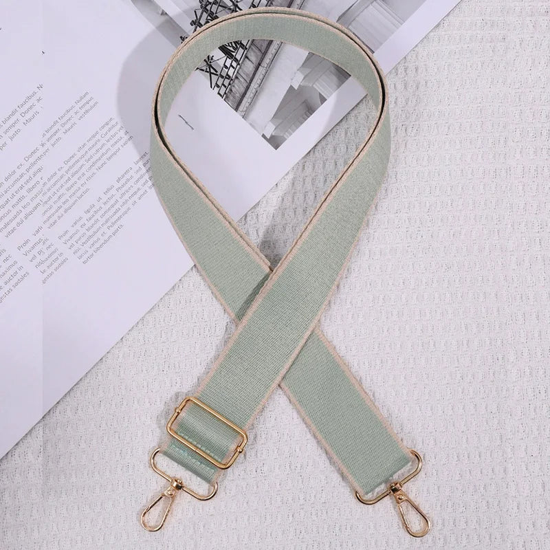 3.8cm Versatile Solid Color Shoulder Strap Replaceable Single Shoulder Bag With Multifunctional Adjustable Luggage Accessories