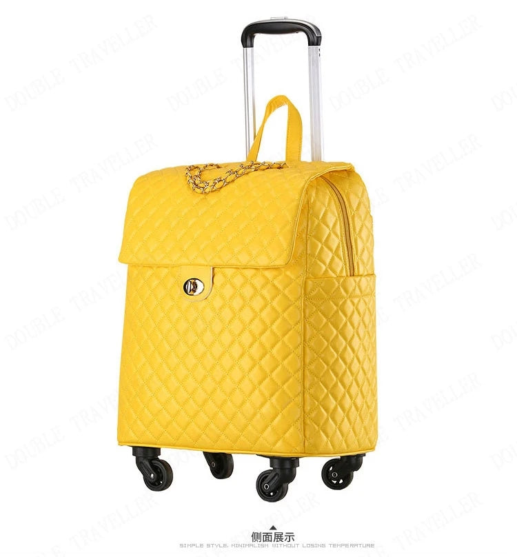 20 inch Rolling Suitcase Trolley Luggage Bag Travel Bags Suitcase With Universal mute Wheels Light fashion Carry on Luggage