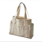 HOMEFISH Portable large-capacity canvas bag, versatile shoulder bag design, special cloth bag for students' class and daily