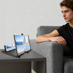 3D HD Phone Screen Magnifier Desktop Mobile Amplifier Stand for Seniors Video Movie Watching Home Travel Party Use