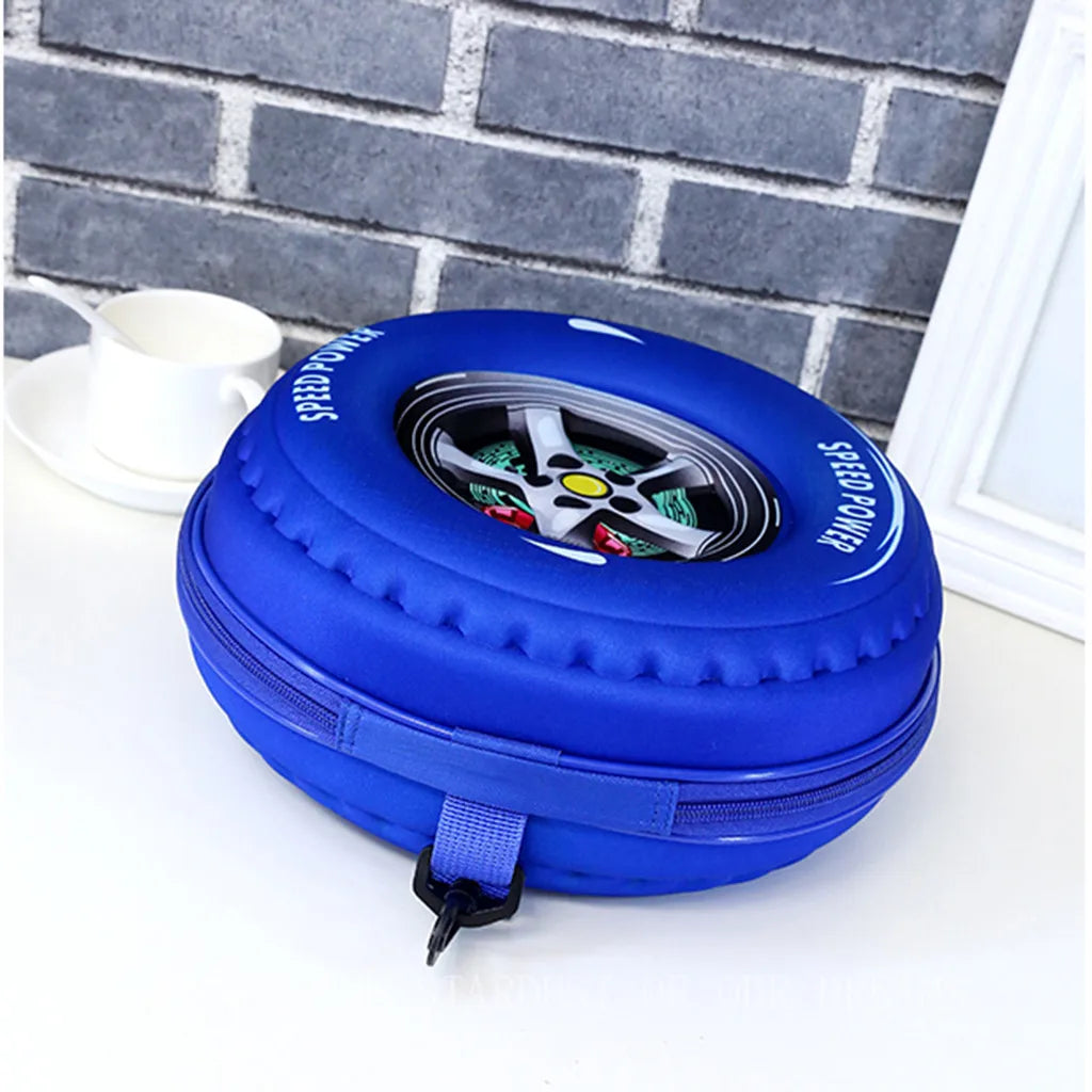 Lovely Kids Small Backpack 3d Car Tire Children Schoolbag Wheel Kindergarten Bag Age 3-5 Boy Girl Toddler Kawaii School Bag